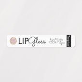 Moderne Logo Lip Gloss-verpakkingslabels Labels (Design 2)