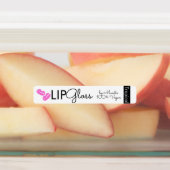 Moderne Logo Lipgloss Lippen Branding Verpakking  Labels (Aangebracht)