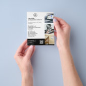 Moderne Logo Marketing Creatief Ondernemen Flyer (Hand)