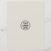 Moderne Logo Marketing Creatieve Neutrale Zakelijk Flyer (Achterkant)