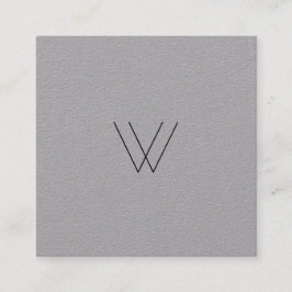 Moderne Logo-minimalist Vierkante Visitekaartje