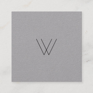 Moderne Logo-minimalist Vierkante Visitekaartje