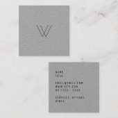 Moderne Logo-minimalist Vierkante Visitekaartje (Voorkant / Achterkant)