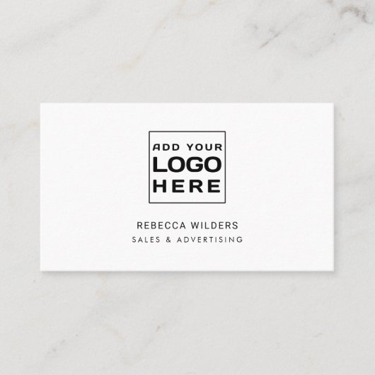 Moderne Logo-minimalist Visitekaartje (Voorkant)