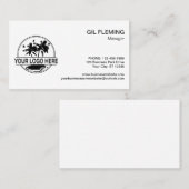 Moderne Logo minimalistisch Visitekaartje (Voorkant / Achterkant)