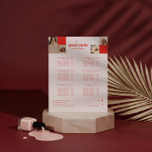 Moderne Logo Nail Beauty Salon Servicelijst Reclamebord Met Voetstuk