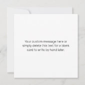 Moderne Logo of Design Pattern met elk Afbeelding Bedankkaart (Achterkant)