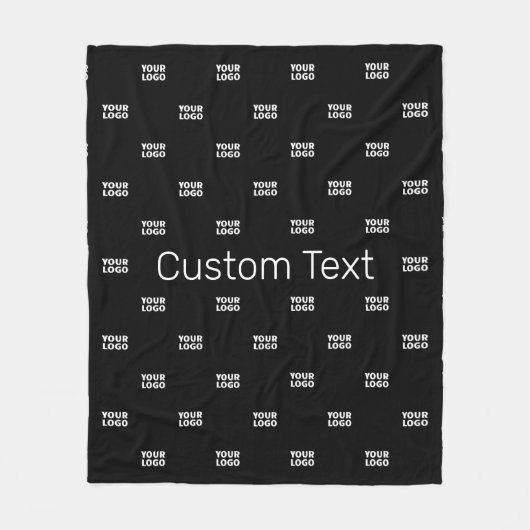 Moderne Logo of Design Pattern met elk Afbeelding Fleece Deken (Voorkant)