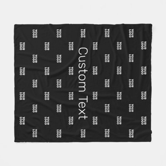 Moderne Logo of Design Pattern met elk Afbeelding Fleece Deken (Voorkant (Horizontaal))