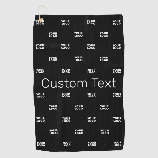 Moderne Logo of Design Pattern met elk Afbeelding Golfhanddoek (Voorkant)