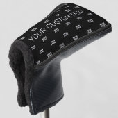 Moderne Logo of Design Pattern met elk Afbeelding Golfheadcover (3/4 voorkant)