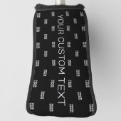 Moderne Logo of Design Pattern met elk Afbeelding Golfheadcover (Draai 90)