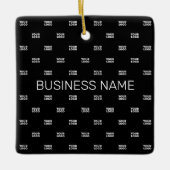 Moderne Logo of Design Pattern met elk Afbeelding Keramisch Ornament (Voorkant)