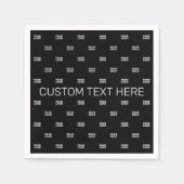 Moderne Logo of Design Pattern met elk Afbeelding Servet (Voorkant)