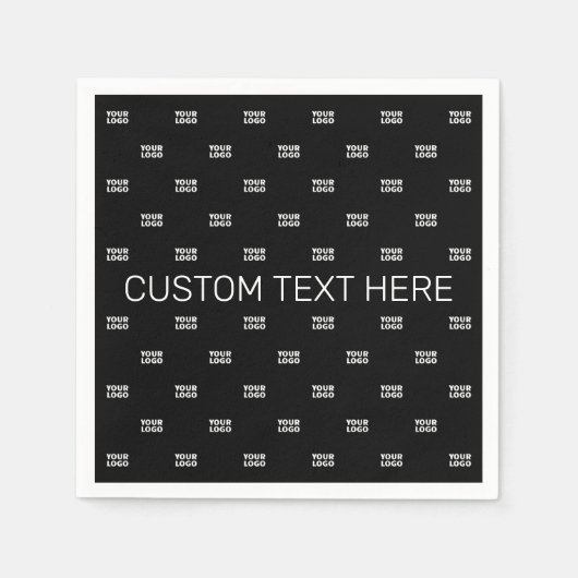 Moderne Logo of Design Pattern met elk Afbeelding Servet (Voorkant)