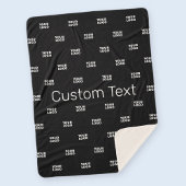 Moderne Logo of Design Pattern met elk Afbeelding Sherpa Deken