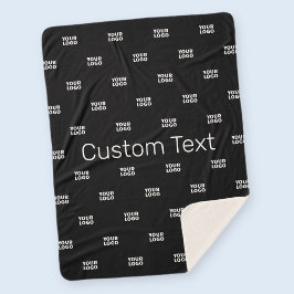 Moderne Logo of Design Pattern met elk Afbeelding Sherpa Deken