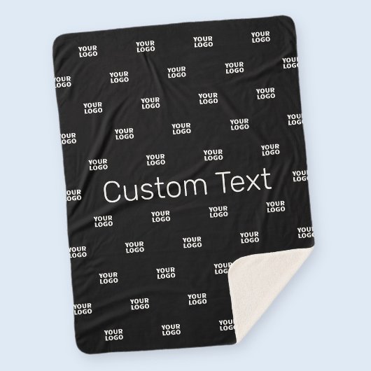 Moderne Logo of Design Pattern met elk Afbeelding Sherpa Deken