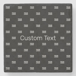 Moderne Logo of Design Pattern met elk Afbeelding Stenen Onderzetter