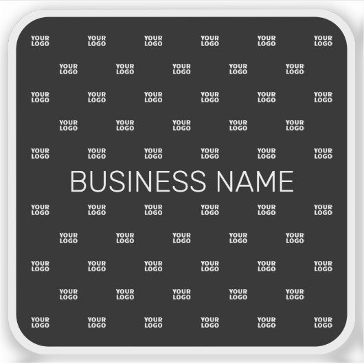 Moderne Logo of Design Pattern met elk Afbeelding Sticker (Voorkant)