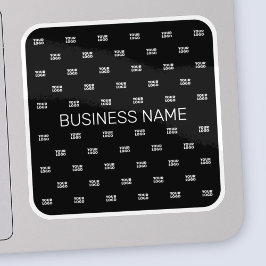 Moderne Logo of Design Pattern met elk Afbeelding Sticker