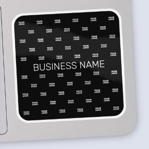 Moderne Logo of Design Pattern met elk Afbeelding Sticker