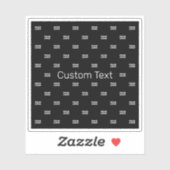 Moderne Logo of Design Pattern met elk Afbeelding Sticker (Vel)