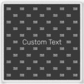 Moderne Logo of Design Pattern met elk Afbeelding Sticker (Voorkant)