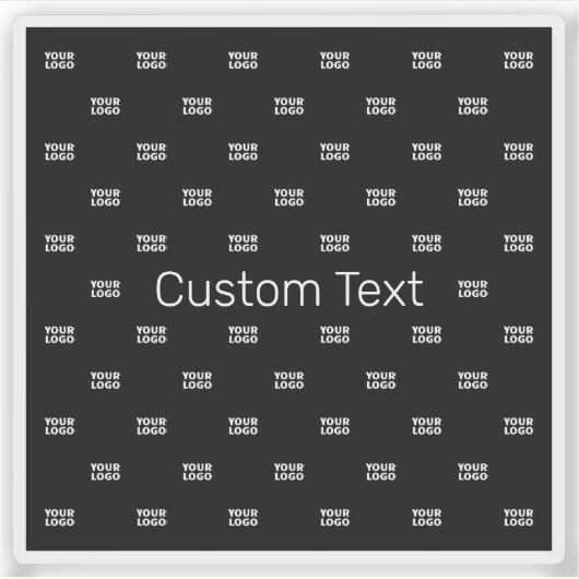 Moderne Logo of Design Pattern met elk Afbeelding Sticker (Voorkant)