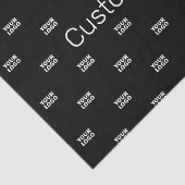 Moderne Logo of Design Pattern met elk Afbeelding Tissuepapier (Detail)