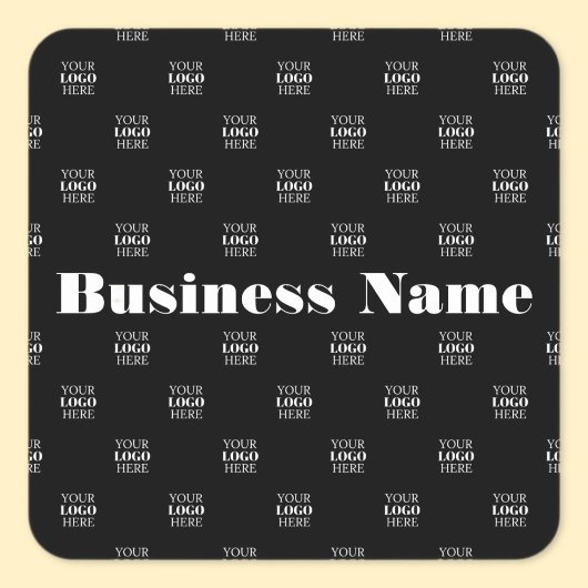 Moderne Logo of Design Pattern met elk Afbeelding Vierkante Sticker