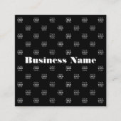 Moderne Logo of Design Pattern met elk Afbeelding Vierkante Visitekaartje (Voorkant)