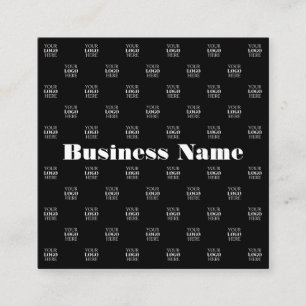 Moderne Logo of Design Pattern met elk Afbeelding Vierkante Visitekaartje