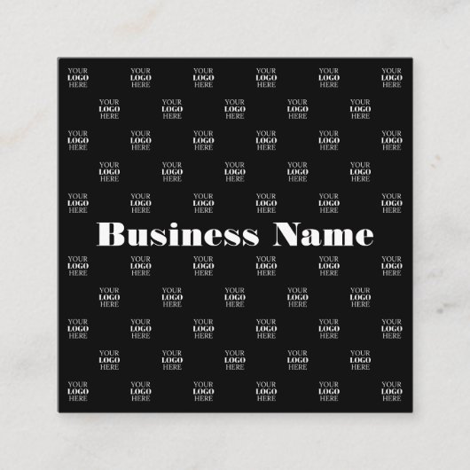 Moderne Logo of Design Pattern met elk Afbeelding Vierkante Visitekaartje (Voorkant)