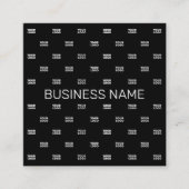 Moderne Logo of Design Pattern met elk Afbeelding Vierkante Visitekaartje (Voorkant)