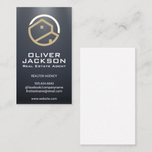 Moderne Logo onroerend goed   Beroepsbeoefenaars Visitekaartje