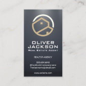 Moderne Logo onroerend goed | Beroepsbeoefenaars Visitekaartje (Voorkant)