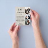 Moderne Logo Photo Corporate Business Flyer (Hand)