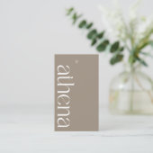 Moderne Logo Prijs Hang Label Kaart (Staand voorkant)