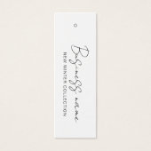 Moderne Logo productprijs Label Kaart ophangen (Voorkant)