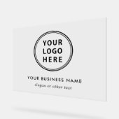 Moderne Logo Promotie Duidelijk Acryl Bord (Hoek)