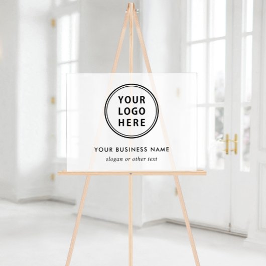 Moderne Logo Promotionele Frosted Acryl Bord