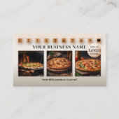 Moderne Logo QR Code foto's Klantenkaartje (Voorkant)