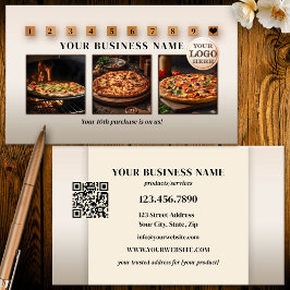 Moderne Logo QR Code foto's Klantenkaartje