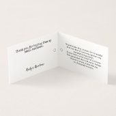 Moderne Logo QR Code Hang Prijs Label Kaart (Binnen)