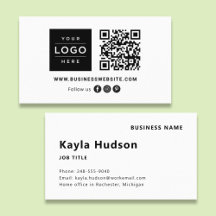 Moderne Logo QR Code Sociale Media