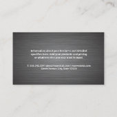 Moderne Logo | Real Estate House Design Visitekaartje (Achterkant)