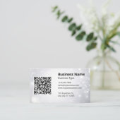 Moderne Logo Scannable QR Code Website Visitekaartje (Staand voorkant)