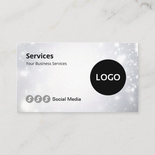 Moderne Logo Scannable QR Code Website Visitekaartje (Achterkant)