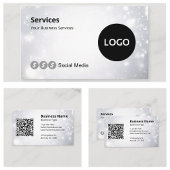 Moderne Logo Scannable QR Code Website Visitekaartje